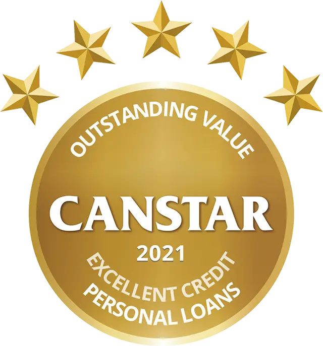 CANSTAR Outstanding Value – Excellent Credit Personal Loan